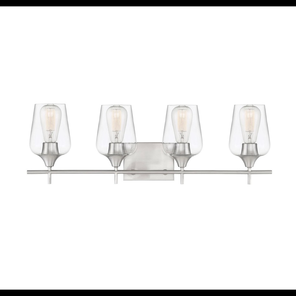 Savoy House Satin Nickel Bathrrom Vanity Light